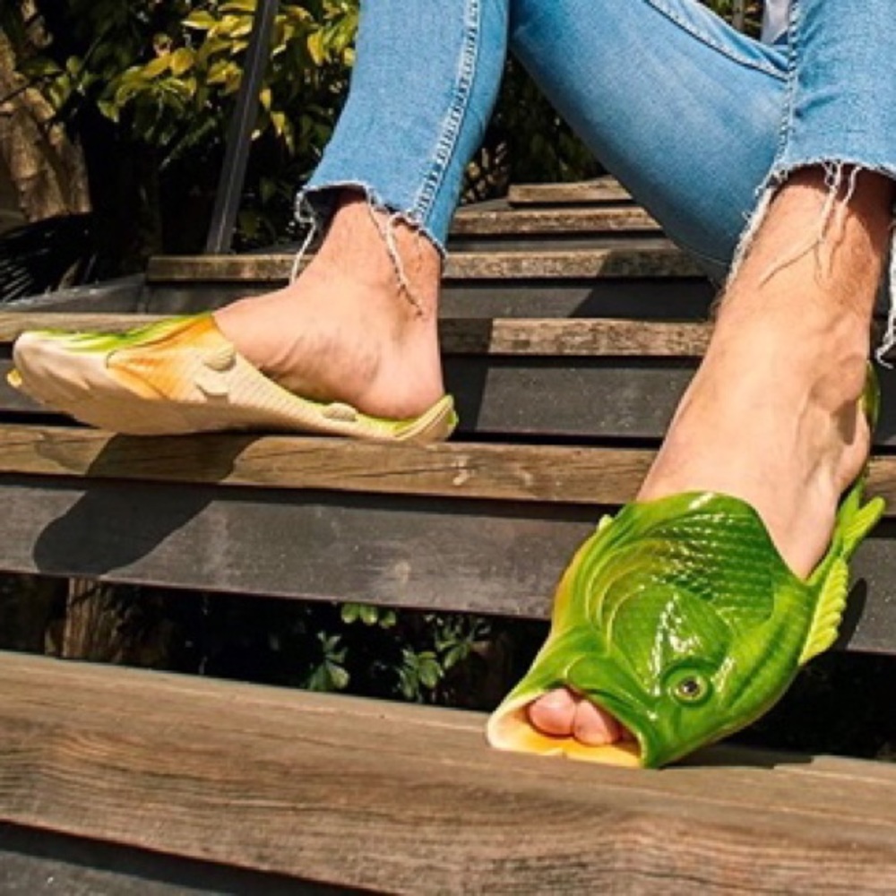 SHEN Fish 🐟 Flip Flops 🩴 | Size 44/45 | Pool & Beach Shoes